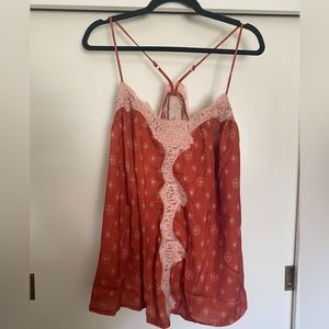Bohemian Lace Cami Plus Size Fits 2X or 3X 456